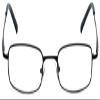 Calabria R753 Designer Rectangular Metal Reading Glasses +0.75 Black Men Women Single Power Readers Classic Eyeglasses +0.75 view 2