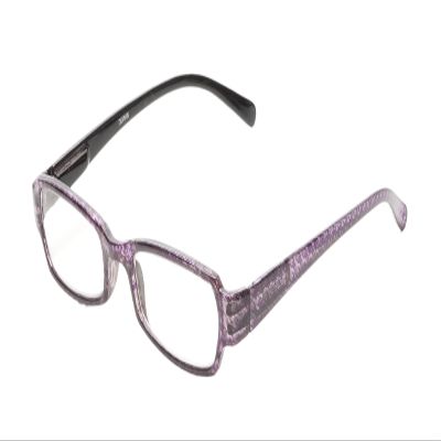Calabria 758 Reading Glasses&Matching Chamois Case Spring Hinge Violet +0.50