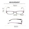 Calabria 758 Reading Glasses&Matching Chamois Case Spring Hinge Violet +0.50 view 2