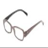 Calabria 758 Reading Glasses&Matching Chamois Case Spring Hinge Brown +0.50 view 1