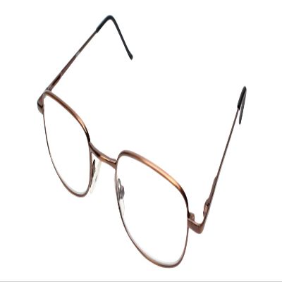 Calabria D-1 Metal Reading Glasses in Bronze +1.25