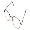 Calabria D-1 Metal Reading Glasses in Bronze +1.25 view 1