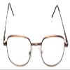 Calabria D-1 Metal Reading Glasses in Bronze +1.25 view 3