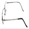 Calabria D-1 Metal Reading Glasses in Pewter Silver +3.00 view 2