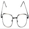 Calabria D-1 Metal Reading Glasses in Pewter Silver +3.00 view 3