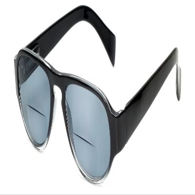 Calabria 4370SB Pilot BiFocal Reading Sunglasses 2.75 Grey/Smoke Men Women Bi-Focal Sun Glasses Readers Trendy Vintage Style