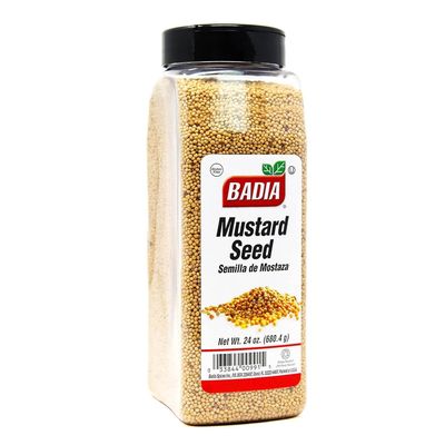 Badia Whole Mustard Seeds, 24 oz  Whole Spice for Pickling, Cooking, and Homemade Seasoning Blends