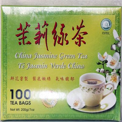 China Jasmine Green Tea (100 Tea Bags 200g/7oz)