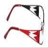 Calabria 806 Techno Optical Titanium Reading Glasses w/Hard Case in 150-806 +3.50 view 2