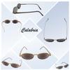 Calabria 614 Sunglass Readers in Gold +2.25 view 3