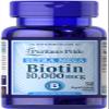Puritan's Pride Ultra Mega Biotin 10000 Mcg 50 Count view 1