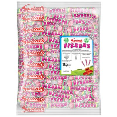Swizzels Matlow Original Fizzers Sweets (1 x 3 kg)