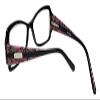 Calabria 816 Techno Optical Reading Glasses w/Hard Case in Onyx Black +0.75 view 4