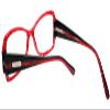 Calabria 816 Techno Optical Reading Glasses w/Hard Case in Ruby Red +1.75 view 4