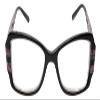 Calabria 816 Techno Optical Reading Glasses w/Hard Case in Onyx Black +1.50 view 3