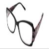 Calabria 816 Techno Optical Reading Glasses w/Hard Case in Onyx Black +1.75 view 1