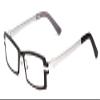 Calabria 822 Metal Reading Glasses +2.25 Black Silver Men Women Designer Eyeglasses Trendy Aluminum Readers Durable w/Case view 1