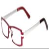 Calabria 822 Metal Reading Glasses +1.75 Coral Red Silver Men Women Designer Eyeglasses Trendy Aluminum Readers w/Hard Case view 1