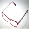 Calabria 822 Metal Reading Glasses +1.75 Coral Red Silver Men Women Designer Eyeglasses Trendy Aluminum Readers w/Hard Case view 2