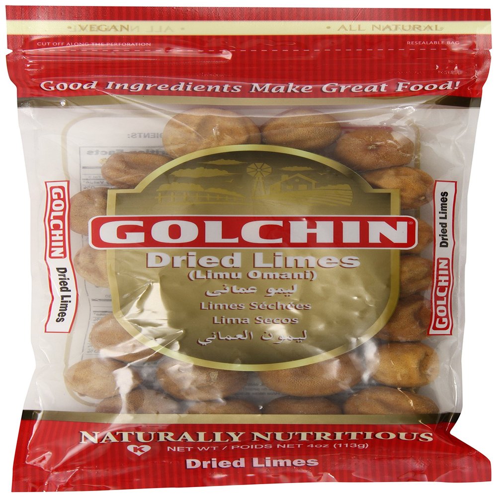 Golchin Dried Limes, 4-Ounce (Pack of 25)