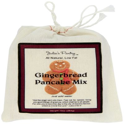 Julia's Pantry Ginger Bread Pancake Mix Gift Bag