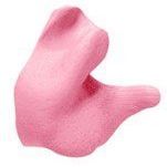 Radians Reusable Custom Molded Earplugs, Pink, Poly Bag Included