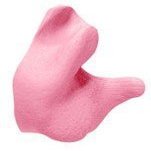 Radians Reusable Custom Molded Earplugs, Pink, Poly Bag Included