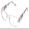 Calabria 845 Designer Women Rectangle Techno Reading Glasses with Hard Case 53mm in Gun Metal +2.00 view 1