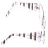 Calabria 845 Designer Women Rectangle Techno Reading Glasses with Hard Case 53mm in Gun Metal +2.00 view 4