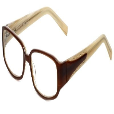 Calabria 848 Techno Optical Reading Glasses w/Hard Case in Beige Tan Brown +2.00