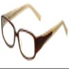 Calabria 848 Techno Optical Reading Glasses w/Hard Case in Beige Tan Brown +3.00 view 1
