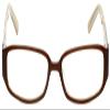 Calabria 848 Techno Optical Reading Glasses w/Hard Case in Beige Tan Brown +3.00 view 2