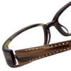 Calabria 848 Techno Optical Reading Glasses w/Hard Case in Tortoise +0.75 view 4