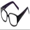Calabria 848 Techno Optical Reading Glasses w/Hard Case in Purple +2.25 view 1