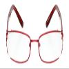 Calabria 838CL Computer Reading Glasses w/Hard Case in Red +2.50 view 3