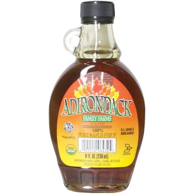 Adirondack Organic Maple Syrup Grade A, 8 Ounce