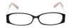 Calabria 808 Designer Stainless Steel Reading Glasses +1.00 Black Whte Men Women Trendy Retro Single Power Reader Eyeglass view 2