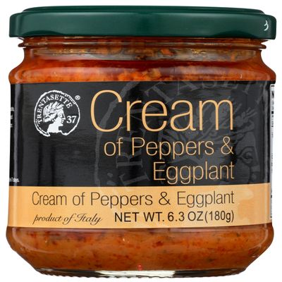 TRENTASETTE 37 Red Pepper & Eggplant Pate, 6.3 OZ