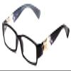 Calabria 761 Floral Print Reading Glasses +2.25 Gold Women Ladies Trendy Readers Modern Fashion Chic Eyeglasses w/Soft Case view 1