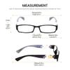 Calabria 761 Floral Print Reading Glasses +2.25 Gold Women Ladies Trendy Readers Modern Fashion Chic Eyeglasses w/Soft Case view 3