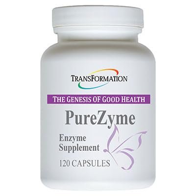 TRANSFORMATION THE GENESIS OF GOOD HEALTH - Purezyme High-Potency Protease Blend Enzyme Supplement, Physician Recommended - Advanced Formula for Maximum Nutrients Digestion & Gut Health, 120 Capsules