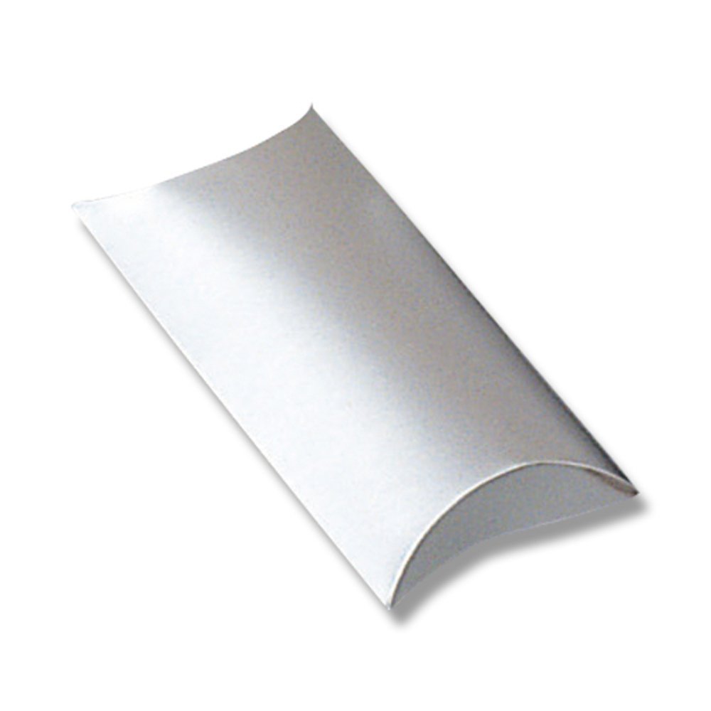 Shimojima Heiko 006899922 Box Gift Box, Pillow Shape, AX-7 Gin, 5.3 x 7.9 x 2.0 inches (13.5 x 20 x 5 cm), 10 Sheets