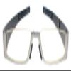 Calabria GT Spyder Folding Reading Glasses +2.00 Silver Black Men Women Foldable Readers Compact Portable Eyeglasses w/Case view 3