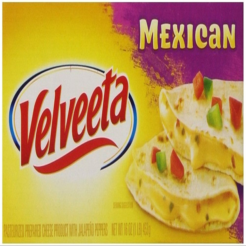 Kraft Velveeta Mexican Cheese 16oz Loaves (Pack of 3)