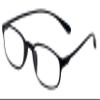 Calabria 718 Flexie Oval Reading Glasses +5.00 Ebony Men/Women Bendable Single Power Readers Flexible Durable TR90 Frame view 1