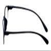 Calabria 718 Flexie Oval Reading Glasses +5.00 Ebony Men/Women Bendable Single Power Readers Flexible Durable TR90 Frame view 3