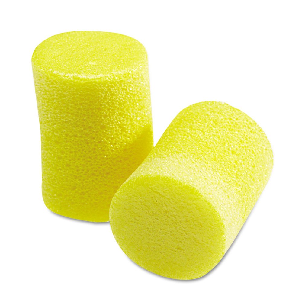 3M Ear Plugs, 30 Pairs/Box, E-A-R Classic 310-1060, Uncorded, Disposable, Foam, NRR 29, For Drilling, Grinding, Machining, Sawing, Sanding, Welding, 1 Pair/Pillow Pack