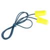 3M Ear Plugs, E-A-Rsoft Yellow Neons 311-4106, Metal Detectable Cord, 200 Pair of Disposable Earplugs, Pairs Wrapped, Regular Size, Corded, 32 NRR, Tapered Cylinder Shape, Slow Recovery Foam view 1