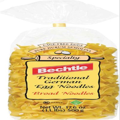 Bechtle Traditional German Broad Egg Noodles, 17.6 Ounce (Pack of 12)