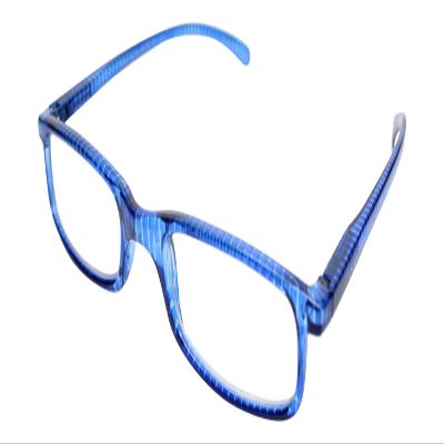 Calabria Artis Occhiali Rubens Oval Reading Glasses +3.00 Blue White Stripes Womens Trendy Readers Fashion Designer Eyeglasses w/Case